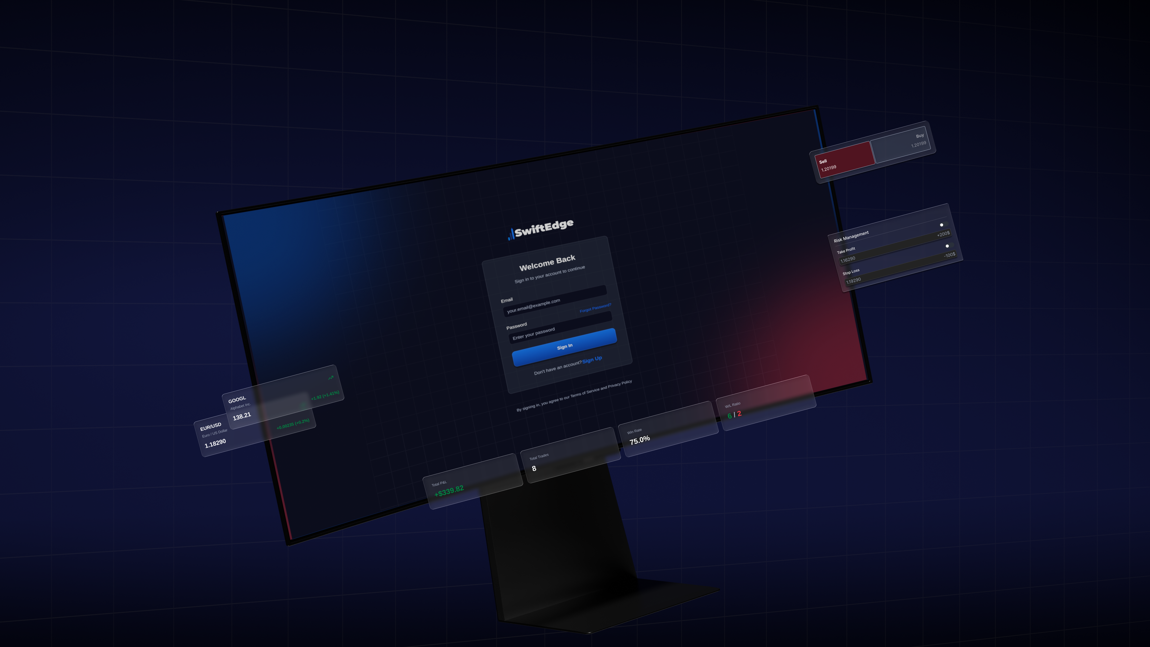 SwiftEdge trading terminal cover